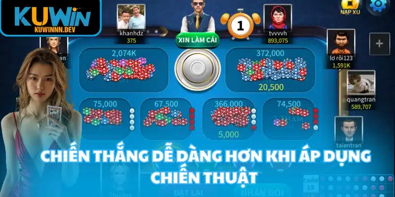 Chiến thắng dễ dàng hơn khi áp dụng chiến thuật